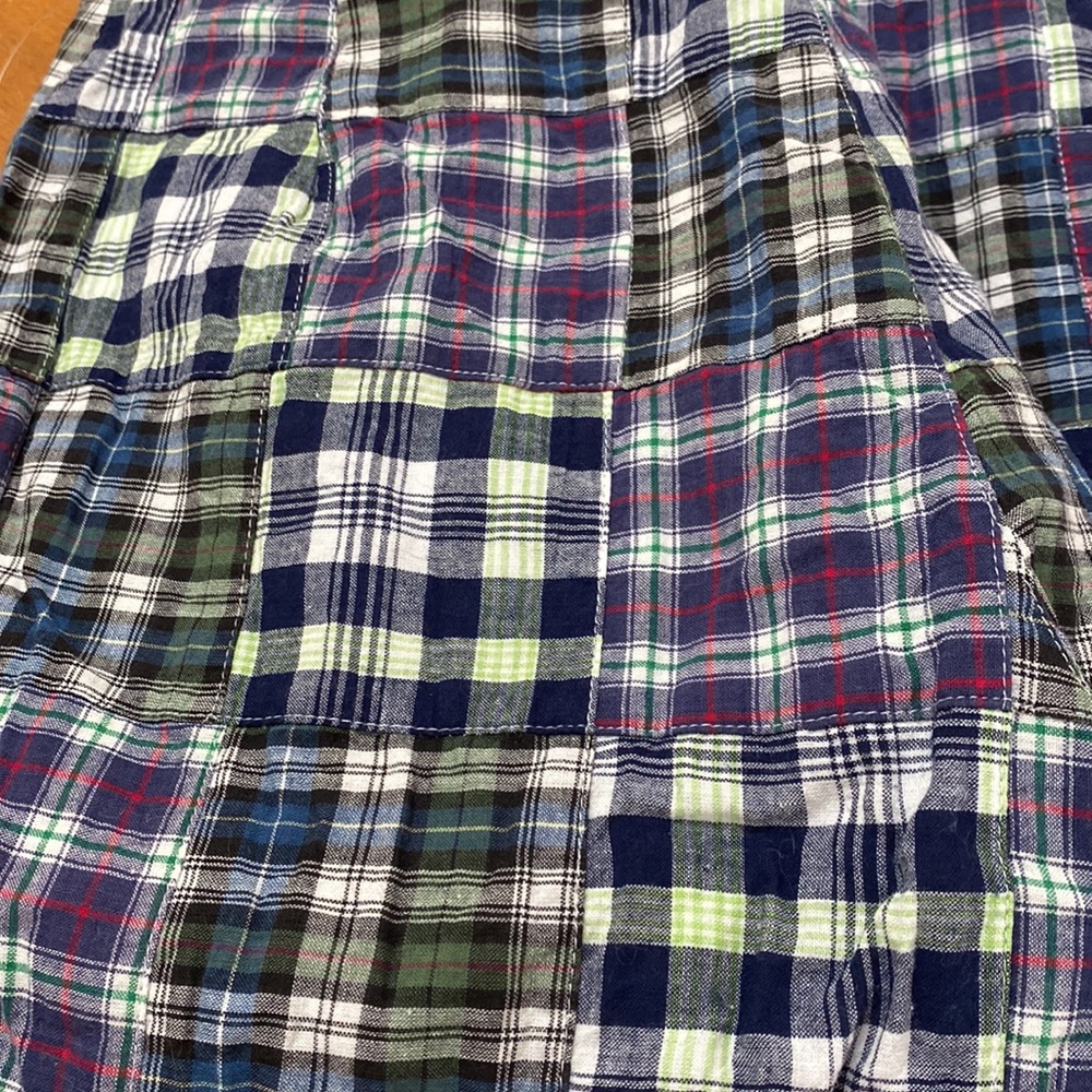 J Mclaughlin Madras Plaid Patchwork Pants - image 4